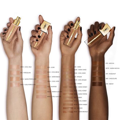 ysl teint foundation review|ysl foundation shade guide.